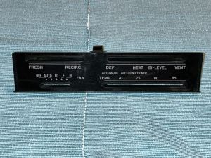 79 80 81 Toyota Supra Heater A/C Fan Switch Climate Control Bezel OEM